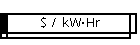 $ / kWHr